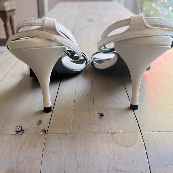 Reiss Bali Heeled Strappy Stiletto Sandals in Off White Size 40, US 9.5 - Picture 8 of 12